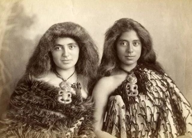 Женщины маори, Новая Зеландия, 1902 год.