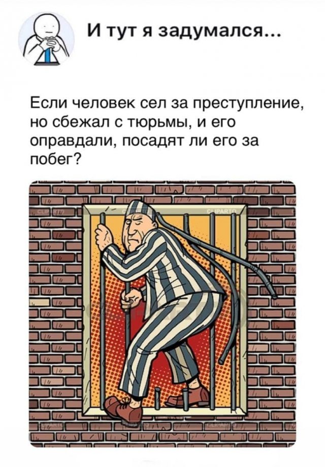 Подборка картинок из серии &quot;и тут я задумался&quot;