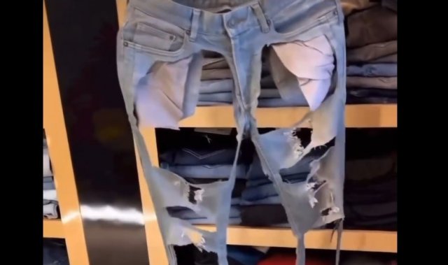Модный джинсы от Balenciaga за &quot;смехотворную&quot; сумму