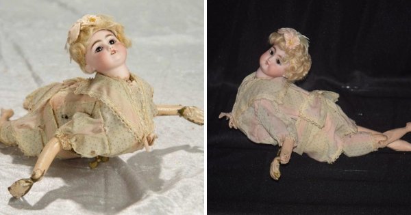 Плавающая криповая кукла из 19 века с ключиком