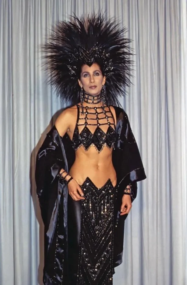 Певица Шер на церемонии Оскар, 1986 год