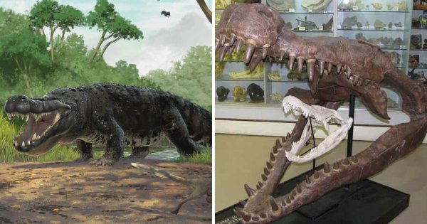 Дейнозух — аллигатороидный крокодил, весивший свыше 8,5 тонн