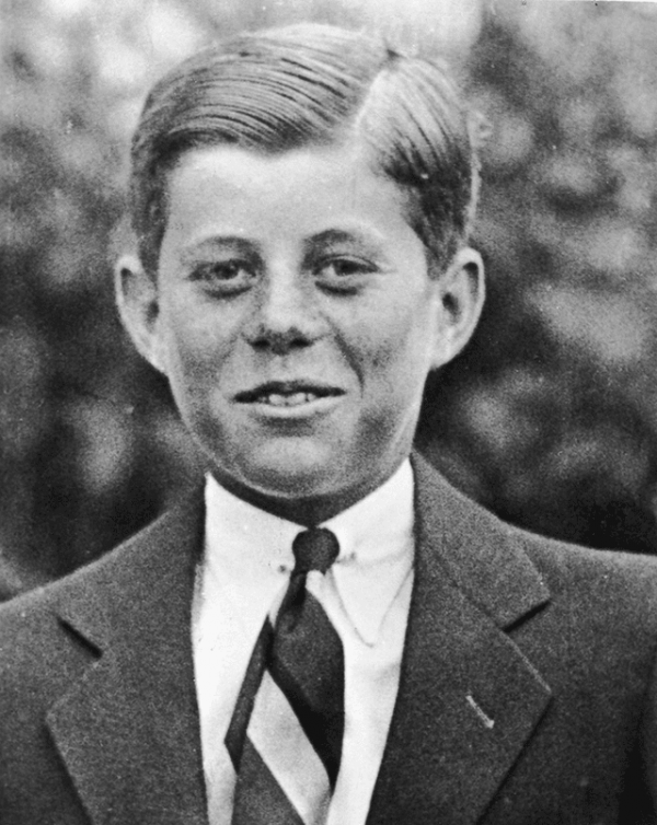 Джон Кеннеди в возрасте 10 лет