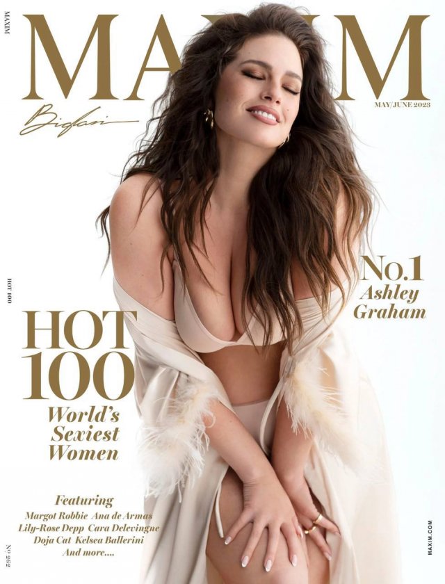 Американский MAXIM назвал самой горячей женщиной планеты модель plus-size Эшли Грэм