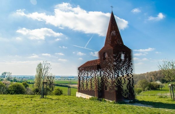 Прозрачная церковь, Борглон, Бельгия