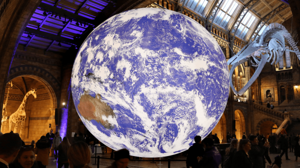 Земной шар в Музее естественной истории