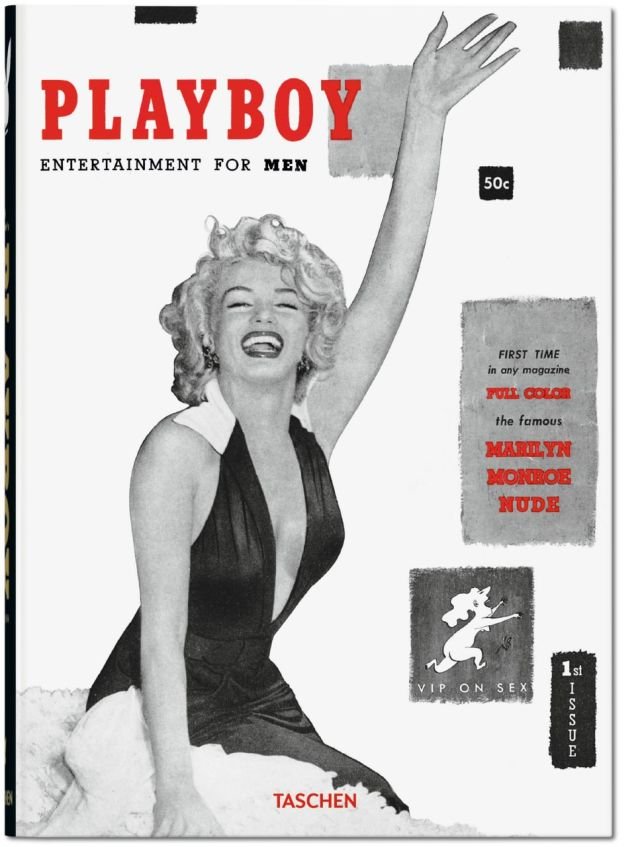 Обложка первого выпуска журнала Playboy. 1953 г., США