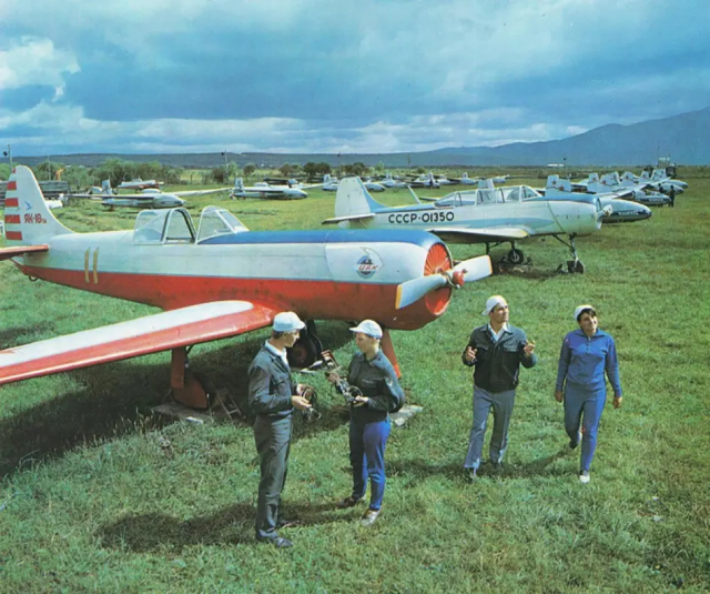Самый большой аэроклуб на Дальнем Востоке в г. Арсеньев, 1970-1973 годы