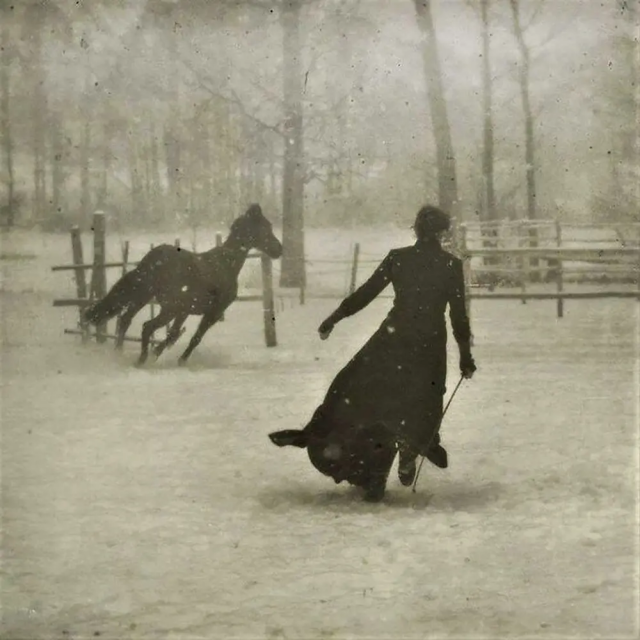 «Женщина и лошадь» Феликса Тиолье, 1899 год