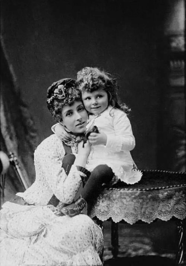 Мама с дочкой, 1880 год