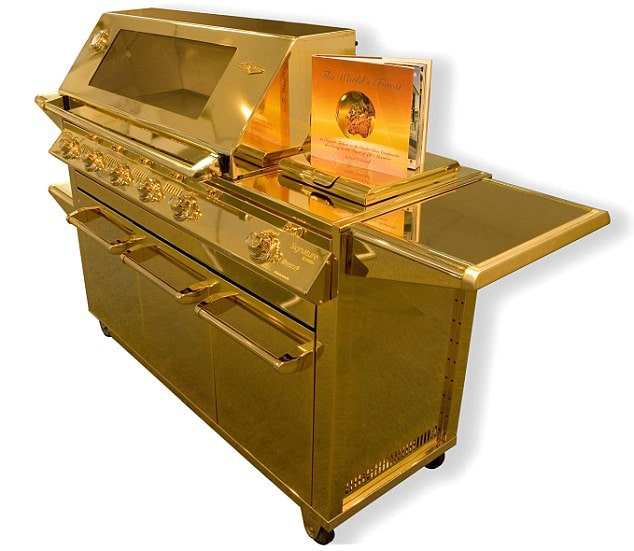 Гриль из золота — 155 тысяч долларов
