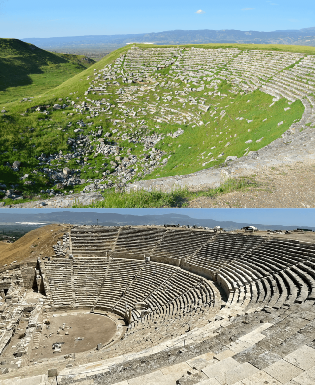 2200-летний театр в Лаодикии, на юго-западе Турции, после раскопок
