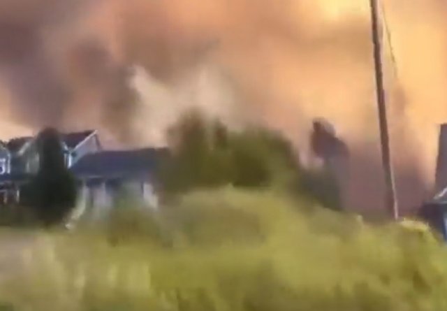В Новой Шотландии бушуют страшные пожары - филиал ада на земле