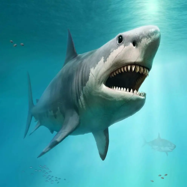 Новорожденный детёныш акулы-мегалодона был такого же размера, как взрослая большая белая акула