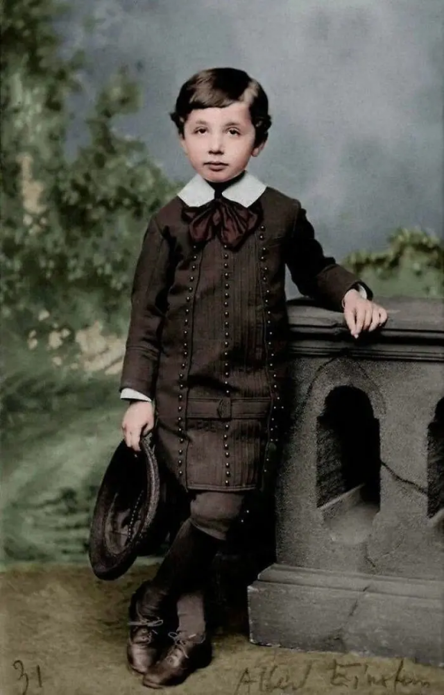 Альберт Эйнштейн в возрасте 5 лет, Мюнхен, 1884 год