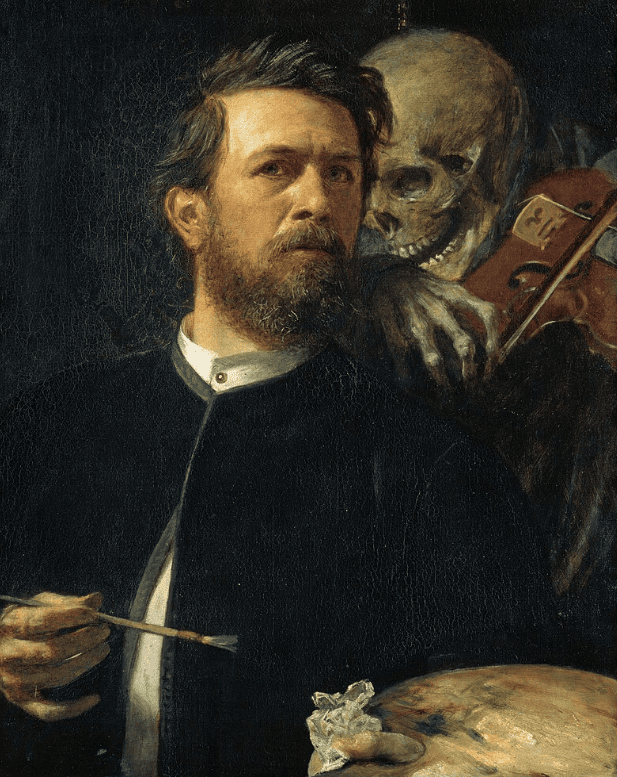 «Автопортрет со Смертью, играющей на скрипке», Арнольд Бёклин