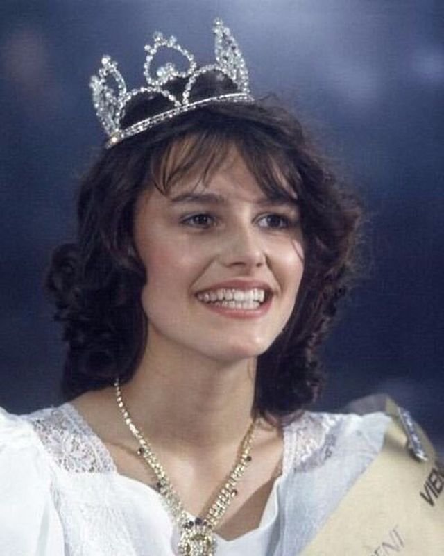 Маша Калинина, первая мисс СССР, 1988 год.