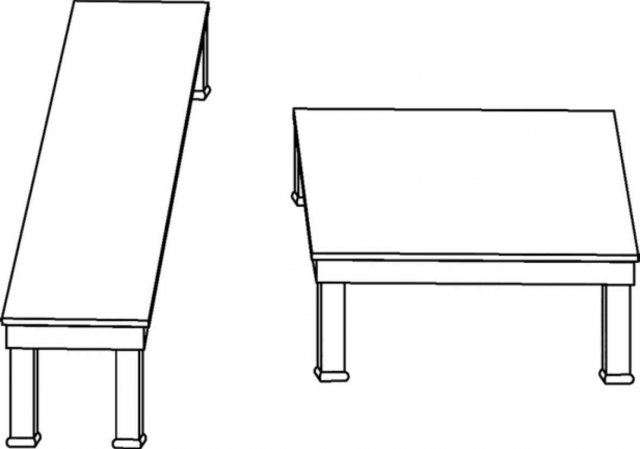 Загадка дня: правда ли, что оба этих стола одной длины