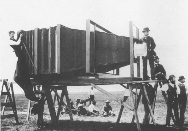 Одна из первых камер, которая использовалась для создания больших снимков