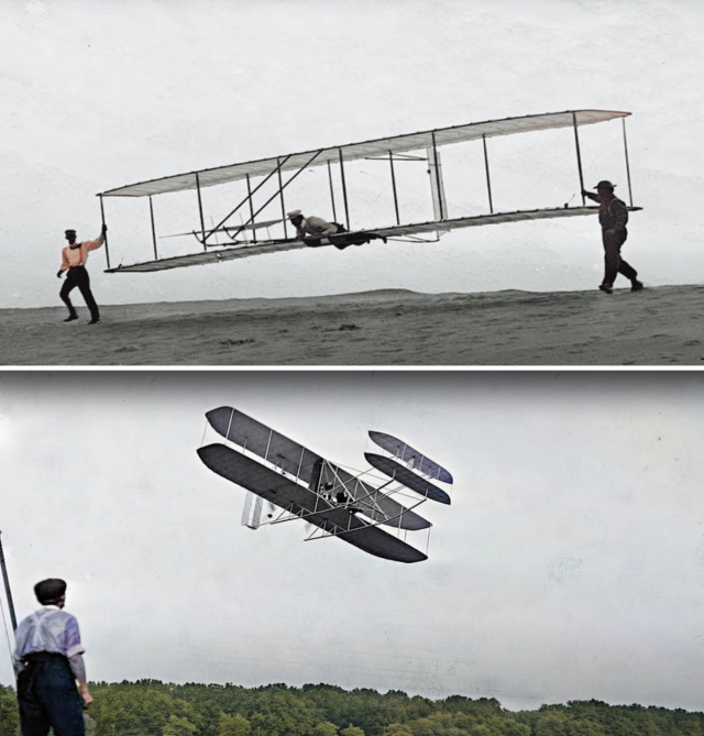 Первый в мире самолёт «Райт Флаер», 1903 год