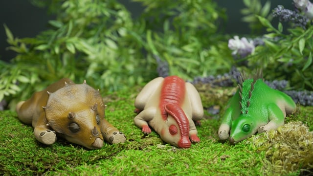 Очаровательные динозаврики. Вы слышите, как они беззаботно сопят?