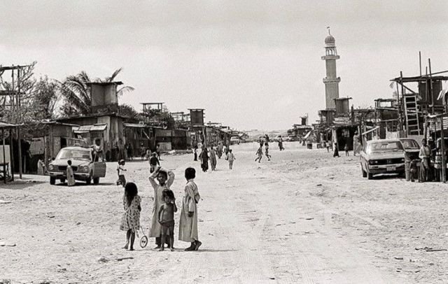 ОАЭ до обнаружения нефтяных запасов. Дубай, 1976 год.