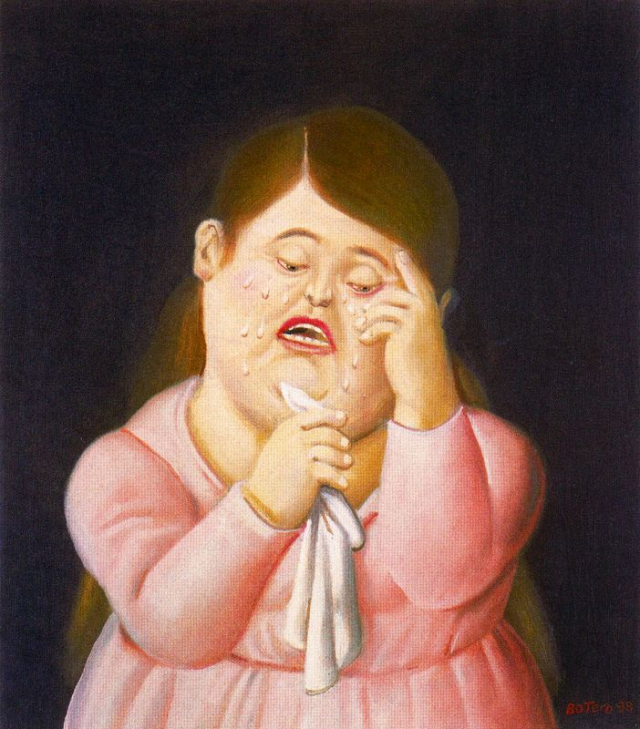 «Плачущая женщина» по мотивам картины Пабло Пикассо