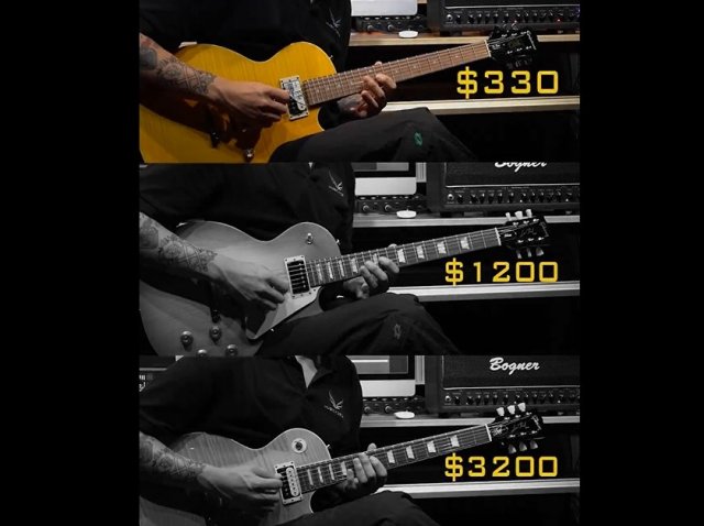 Как звучат разные гитары