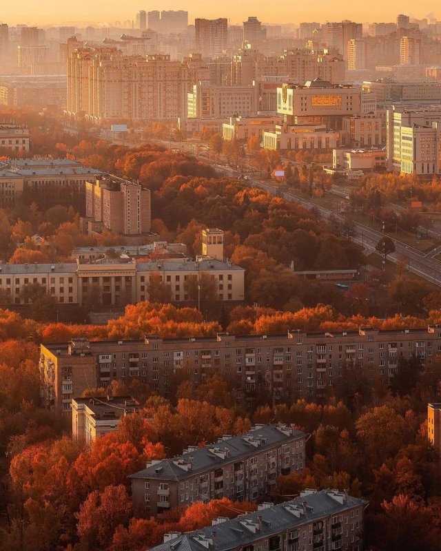 Как выглядит осенняя Москва