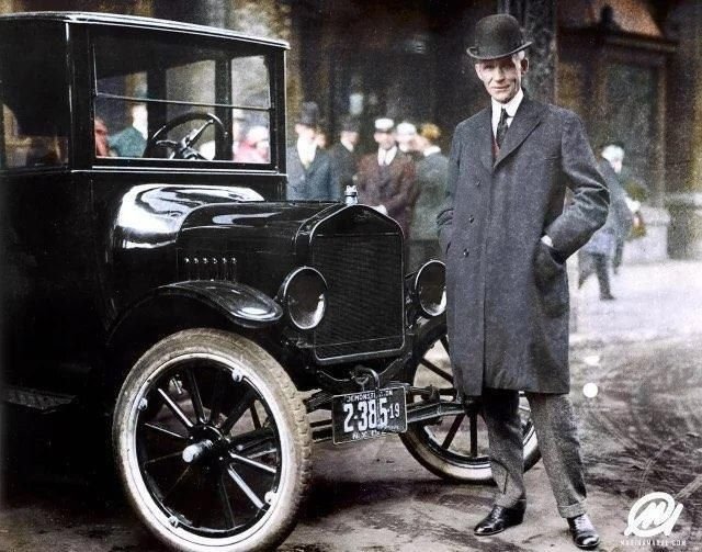 Генри Форд и его творение - Ford Model T. 1921 год.