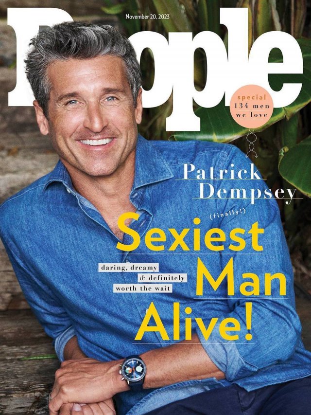 Журнал People признал самым сексуальным мужчиной в мире 57-летнего актера Патрика Дэмпси