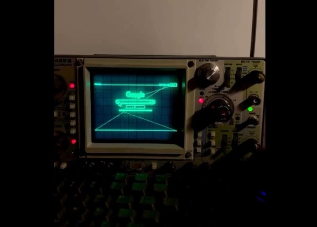 Инженеры запустили браузер на осциллографе Tektronix 1973 года выпуска