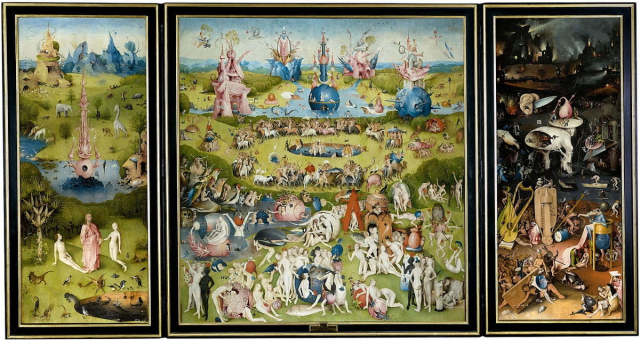 Триптих Иеронима Босха «Сад земных наслаждений» и его внешние створки как из «Звёздных войн»