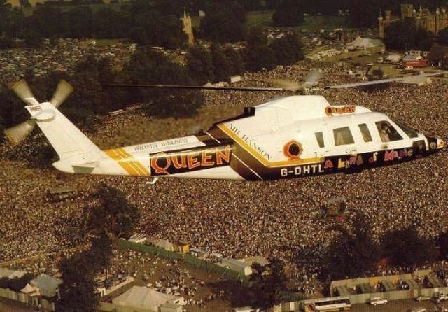 Концерт группы Queen, собравший более 2 миллионов зрителей. Небуорт Парк, Хертфордшир, Англия, 1986г.