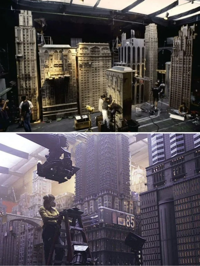 Целый мини-город, созданный для фильма «Пятый элемент» (1997)