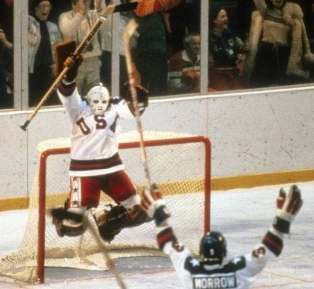 Олимпийские игры 1980 года в Лейк-Плэсиде, хоккейный матч между США и СССР.
