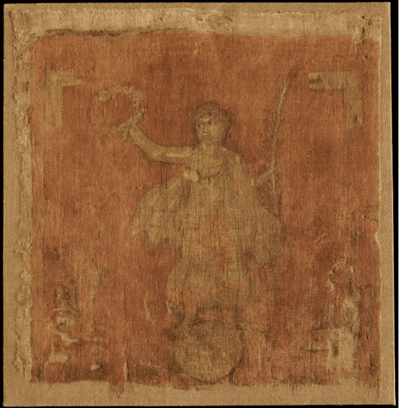 Единственный сохранившийся вексиллум (древнеримский военный флаг), III век нашей эры