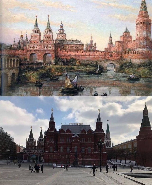 Небольшое сравнение Москвы 