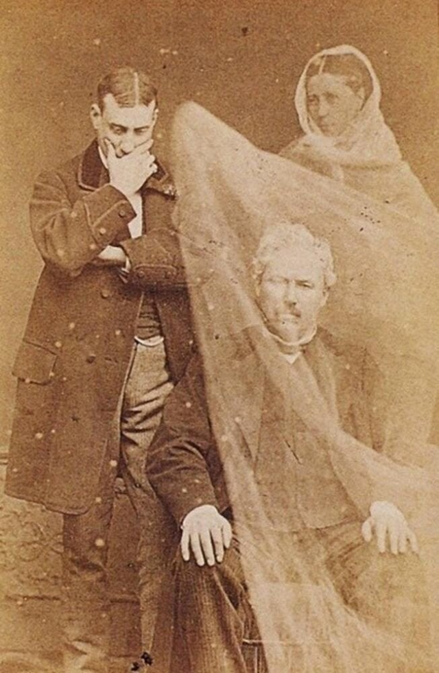 Призрак женщины предстаёт перед своим мужем, 1870 год