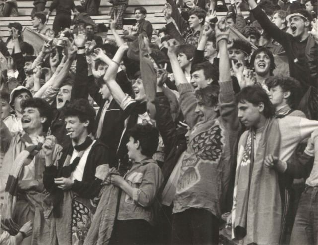 Болельщики на стадионе &quot;Кубань&quot;, 1988