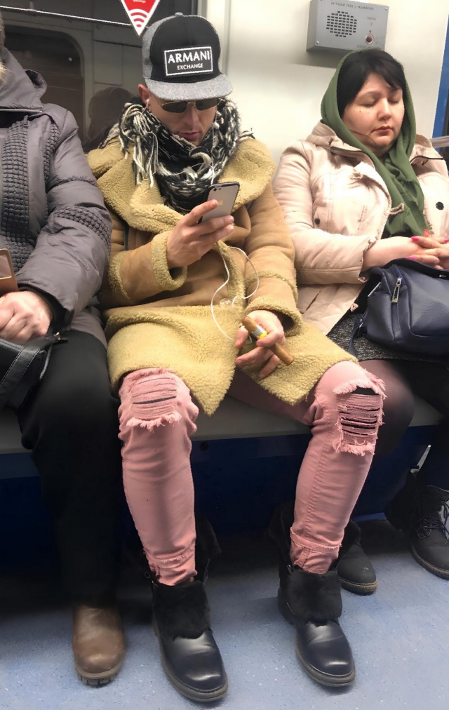 Модники и модницы из метро