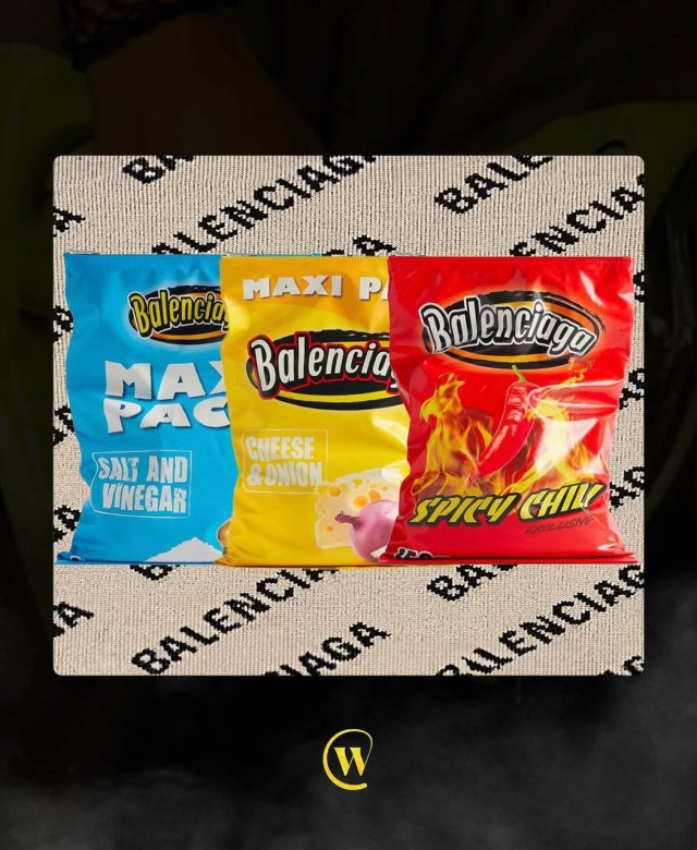 Balenciaga выпустят сумку в виде пакета из-под чипсов