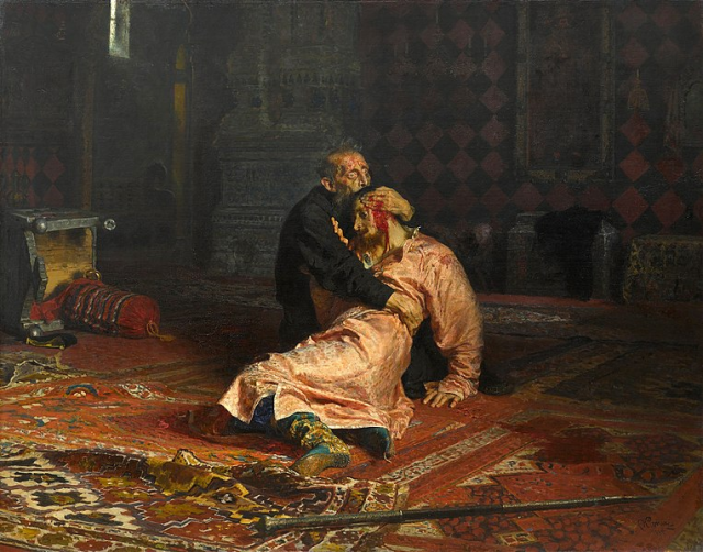 «Иван Грозный и сын его Иван 16 ноября 1581 года», Илья Репин, 1885 год
