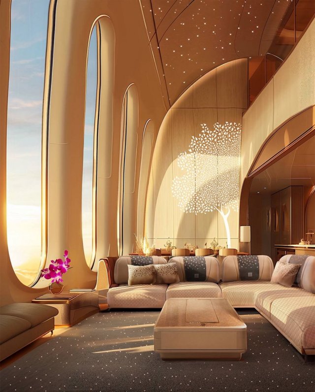 Проект 380-этажной башни Emirates Residences в Дубае