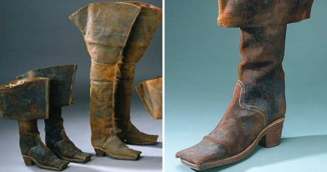 Ботфорды 17 века — это тяжёлая обувь, предназначавшаяся для верховой езды и защиты от холодного оружия