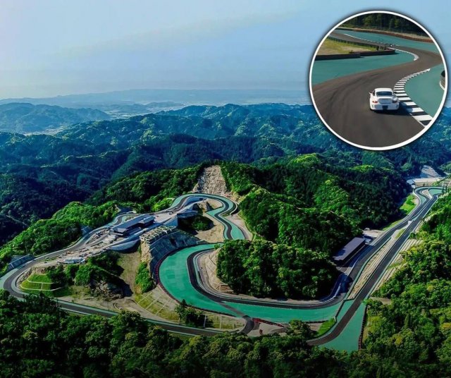Миллиардер из Японии построил себе гоночную трассу за 200 миллионов (3 фото)