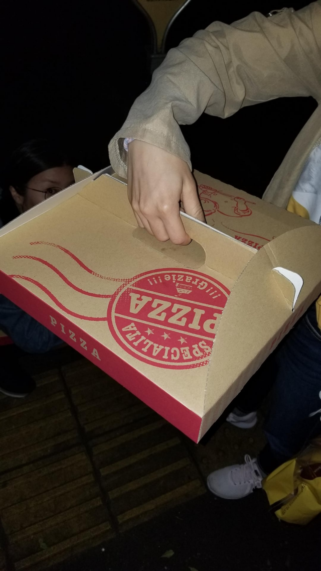 коробки для пиццы с ручкой