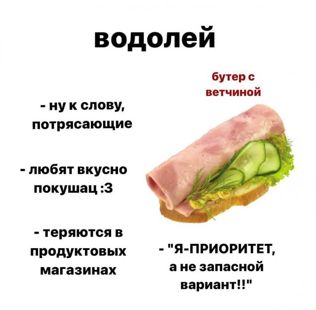 Какой ты бутерброд