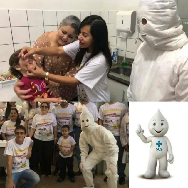Талисман вакцинации в Бразилии