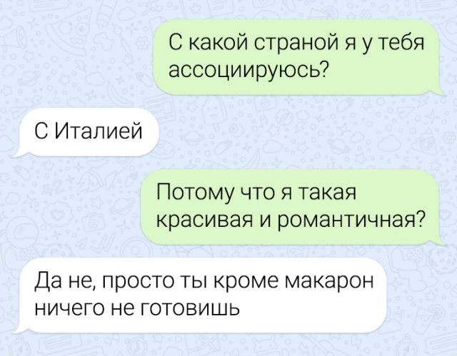 Подборка забавных переписок